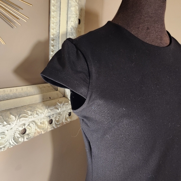 Susana Monaco Stretchy Black Dress Size Small - Picture 4 of 7